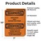 Signmission Employees Only Beyond This Point Bilingual OSHA Warning Sign, Vinyl Decal, 7in W x 10in L, 2PK OS-2PACK-WS-D-710-L-12598 - alternate 4